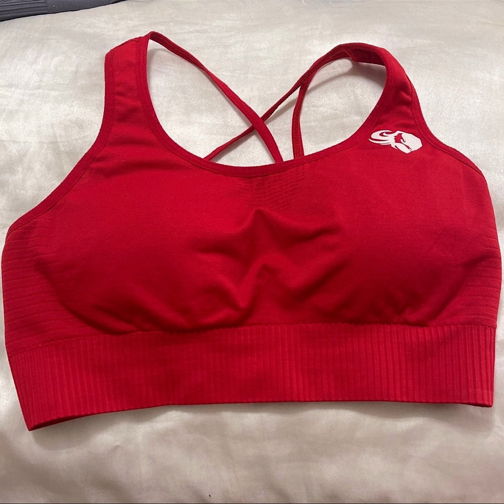 Women’s Best Power Seamless Sports Bra Red (S)